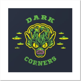 Saucer-Men (Dark Corners) Posters and Art